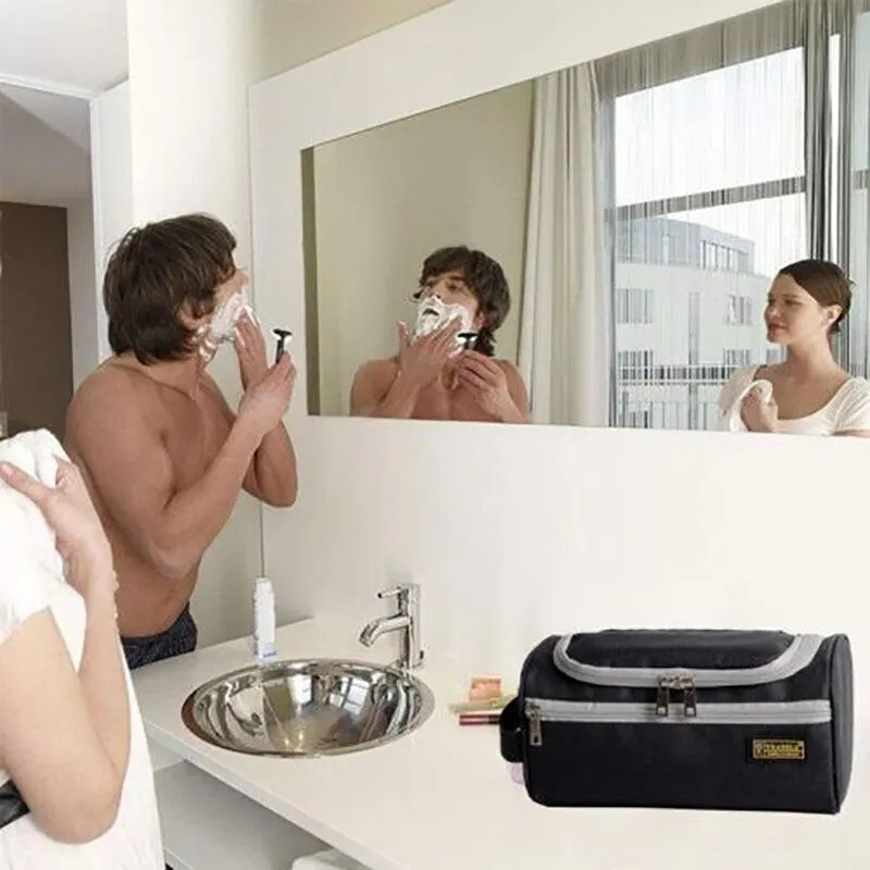 Large Capacity Men Travel Toiletry Kit Wash Bag Waterproof Cosmetic Bags Holder
