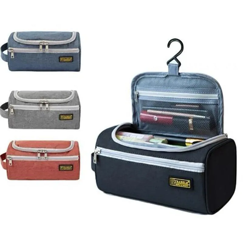 Large Capacity Men Travel Toiletry Kit Wash Bag Waterproof Cosmetic Bags Holder