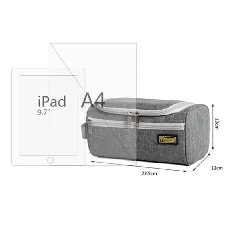 Large Capacity Men Travel Toiletry Kit Wash Bag Waterproof Cosmetic Bags Holder