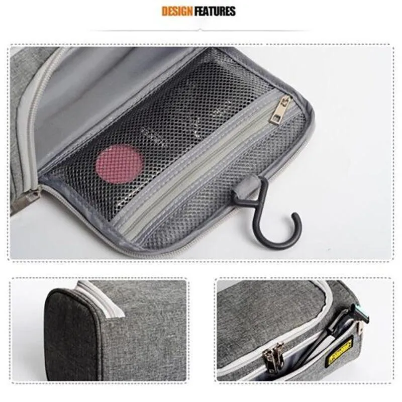 Large Capacity Men Travel Toiletry Kit Wash Bag Waterproof Cosmetic Bags Holder