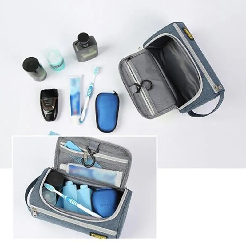 Large Capacity Men Travel Toiletry Kit Wash Bag Waterproof Cosmetic Bags Holder