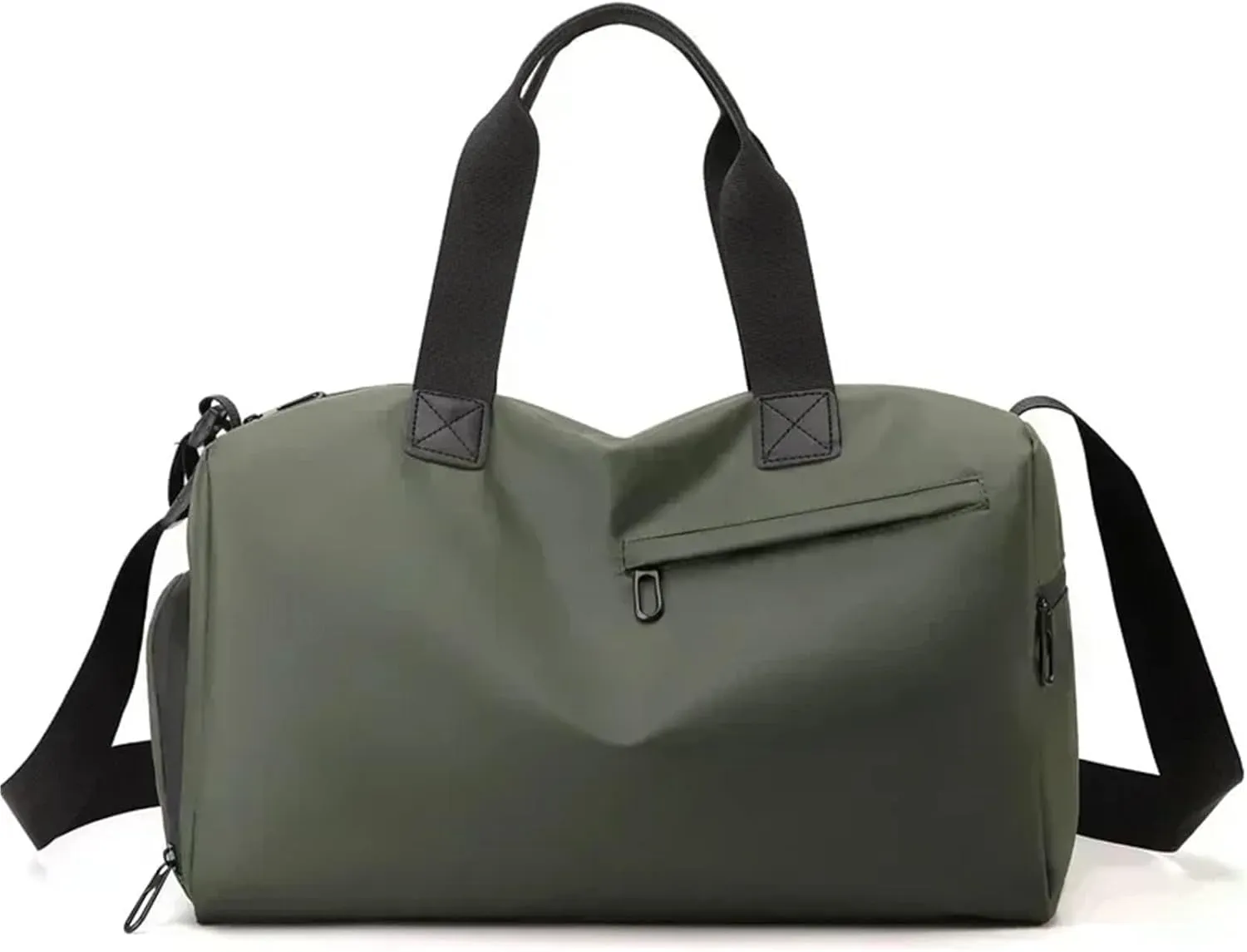 Large Capacity Waterproof Oxford Travel Duffle Bag, Heavy-Duty Gym Bag with Reinforced Zippers & Multiple Compartments, Anti-Scratch Sports Tote for Fitness, Camping, and Weekend Trips(Green)