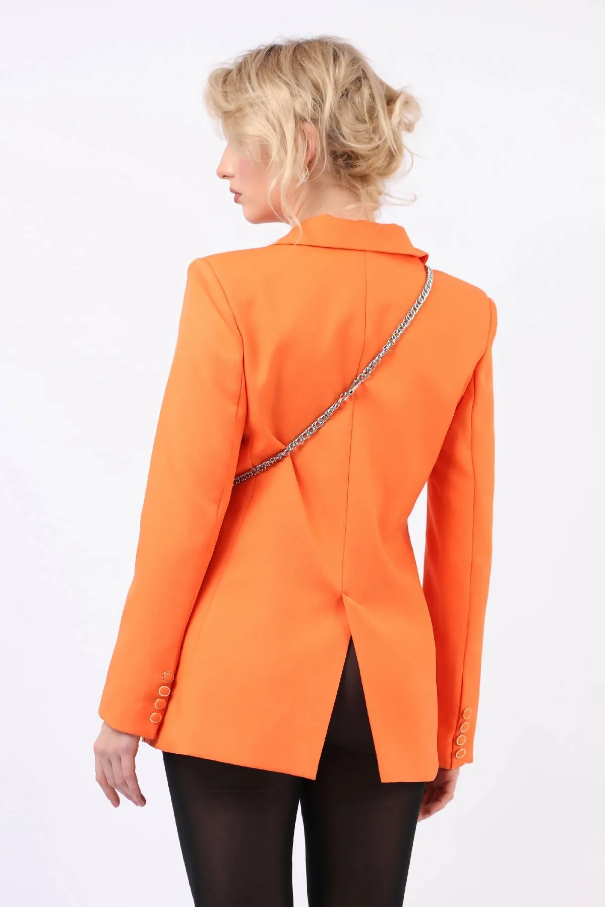 Leather Chain Crossbody Belt Bag