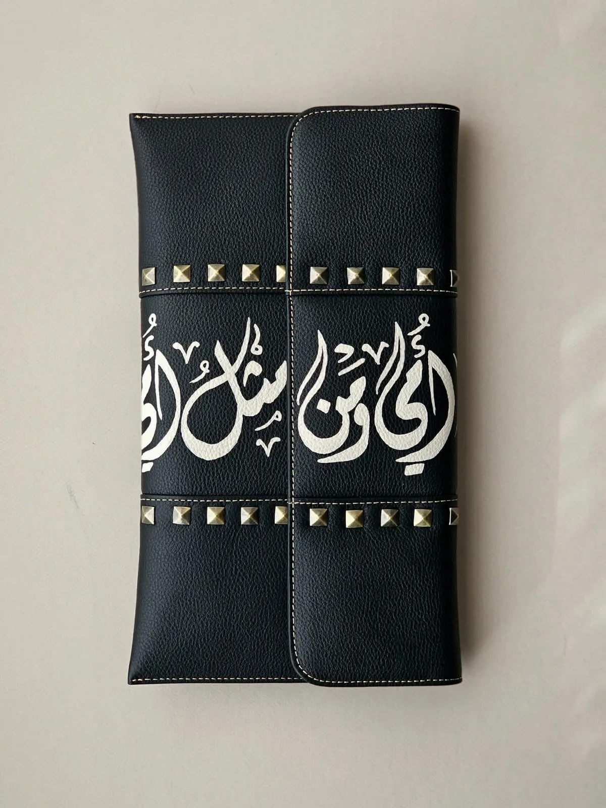 Leather Envelope with Studs