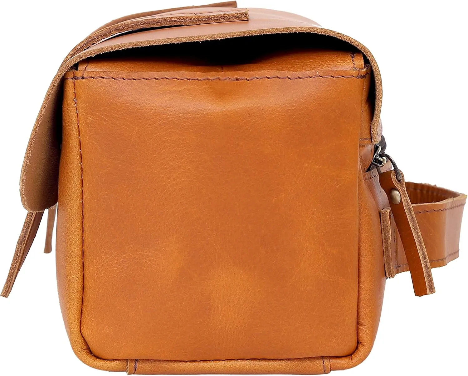 Leather Toiletry Bag | Dopp Kit | Makeup Bag | Travel Organizer for Men & Women