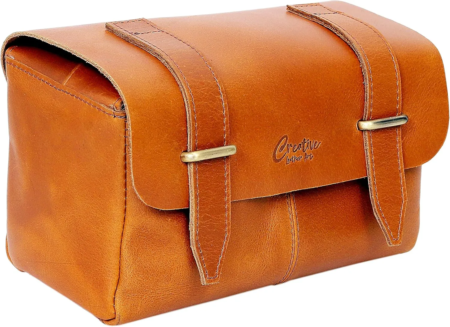 Leather Toiletry Bag | Dopp Kit | Makeup Bag | Travel Organizer for Men & Women