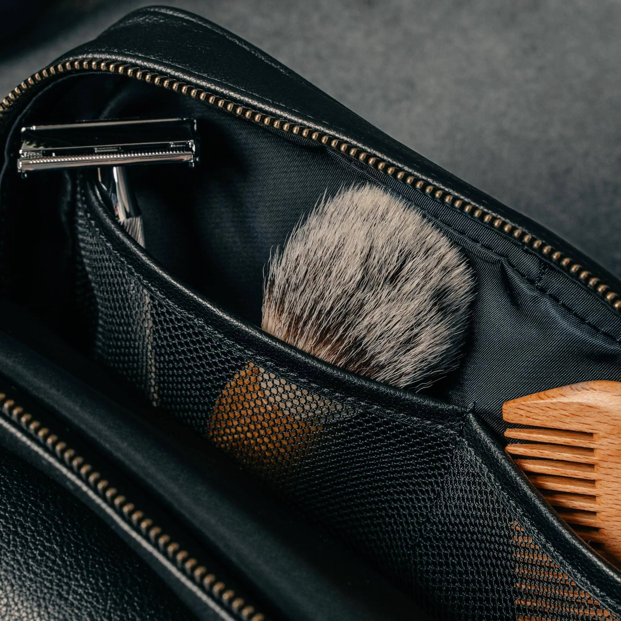 Leather Toiletry Bag