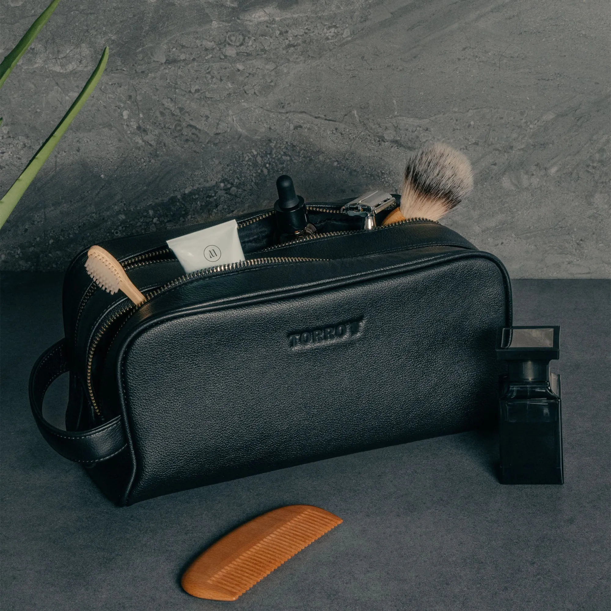 Leather Toiletry Bag