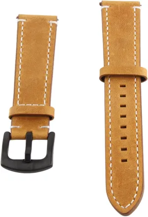 Leather Watch Strap, Vintage Quick Release Replacement Leather Watch Strap, Easy Install Elegant Stylish, for Men Women