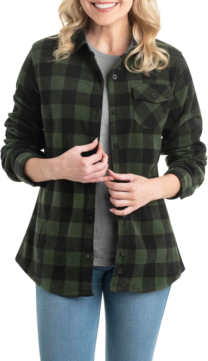 Legendary Whitetails Women's Trail Guide Fleece Button Down Shirt