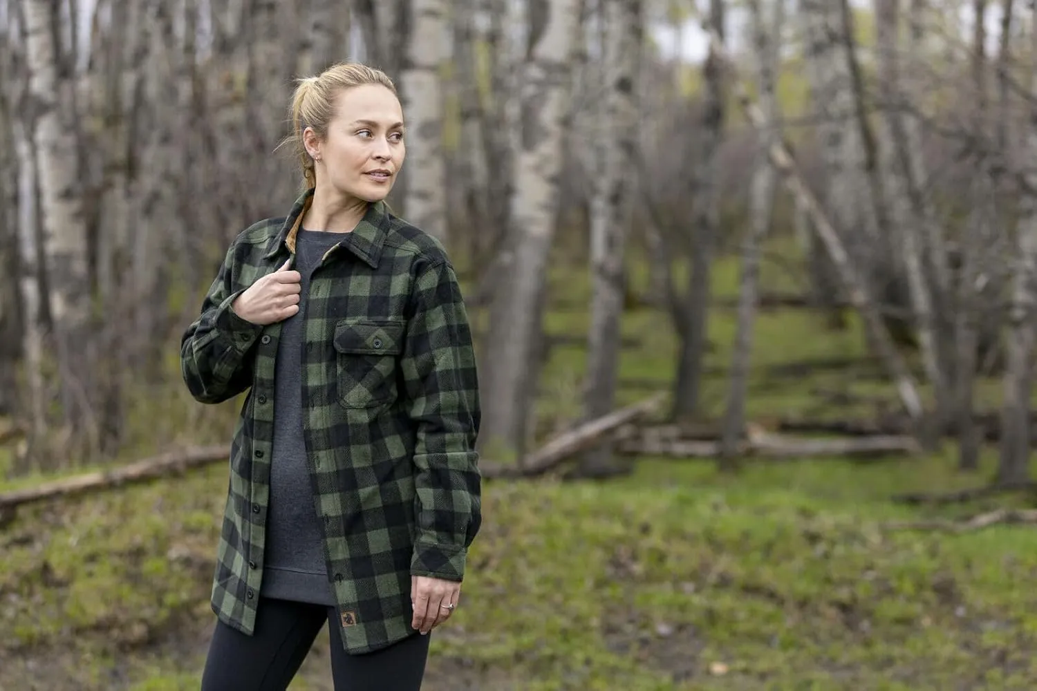 Legendary Whitetails Women's Trail Guide Fleece Button Down Shirt