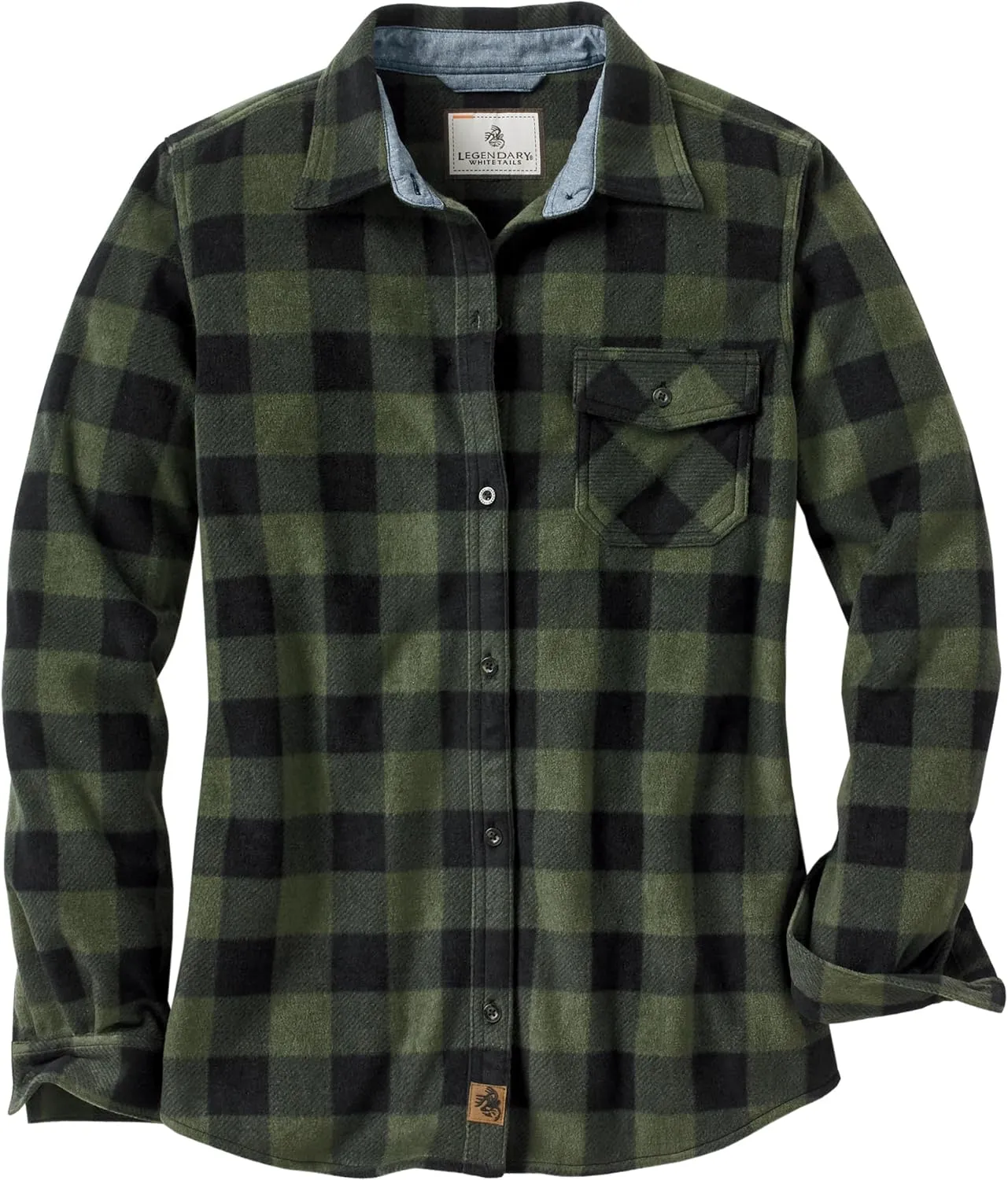 Legendary Whitetails Women's Trail Guide Fleece Button Down Shirt