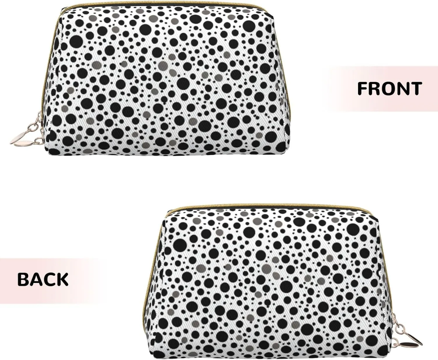 Leopard Print Toiletry Pouch, Travel-Friendly Makeup Organizer For Makeup Brushes, Lipsticks