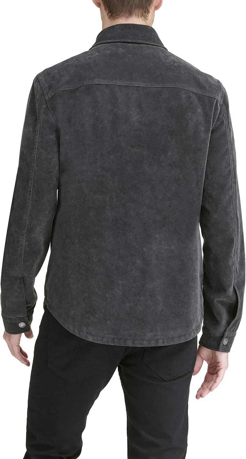 Levi's Men's Faux Leather Shirt Jacket