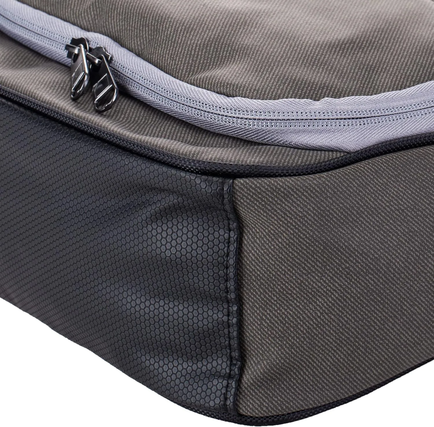 Lewis N. Clark Brushed Twill Hanging Travel Toiletry Kit Bag, Tan, One Size