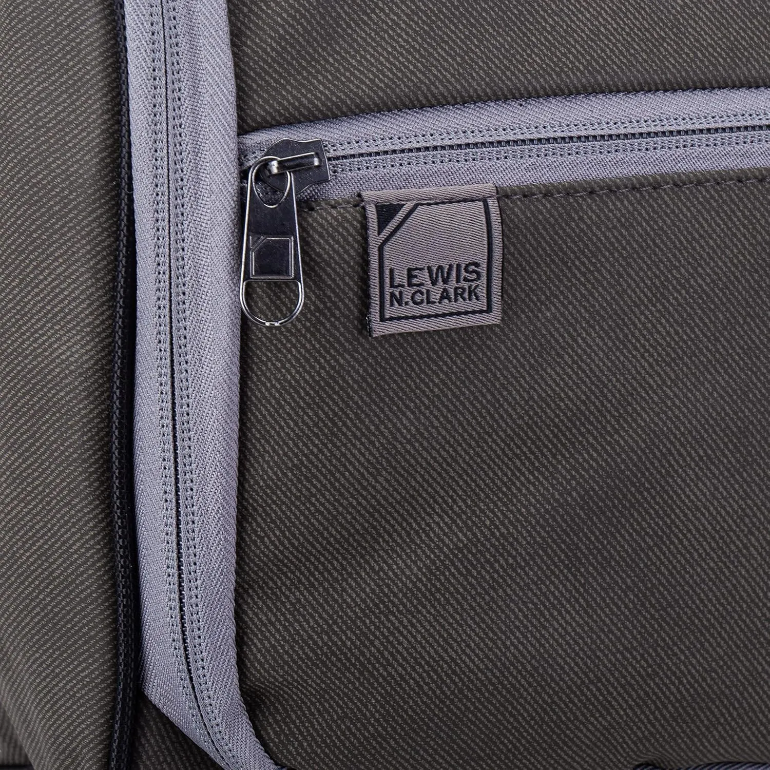 Lewis N. Clark Brushed Twill Hanging Travel Toiletry Kit Bag, Tan, One Size
