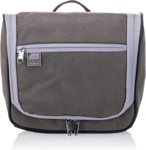 Lewis N. Clark Brushed Twill Hanging Travel Toiletry Kit Bag, Tan, One Size