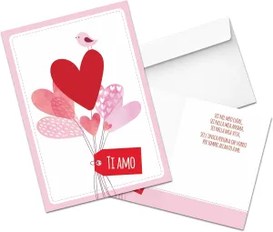 LINA OFFICINE GRAFICHE CREATIVE TIA MO Valentines Day Card Size 17x12