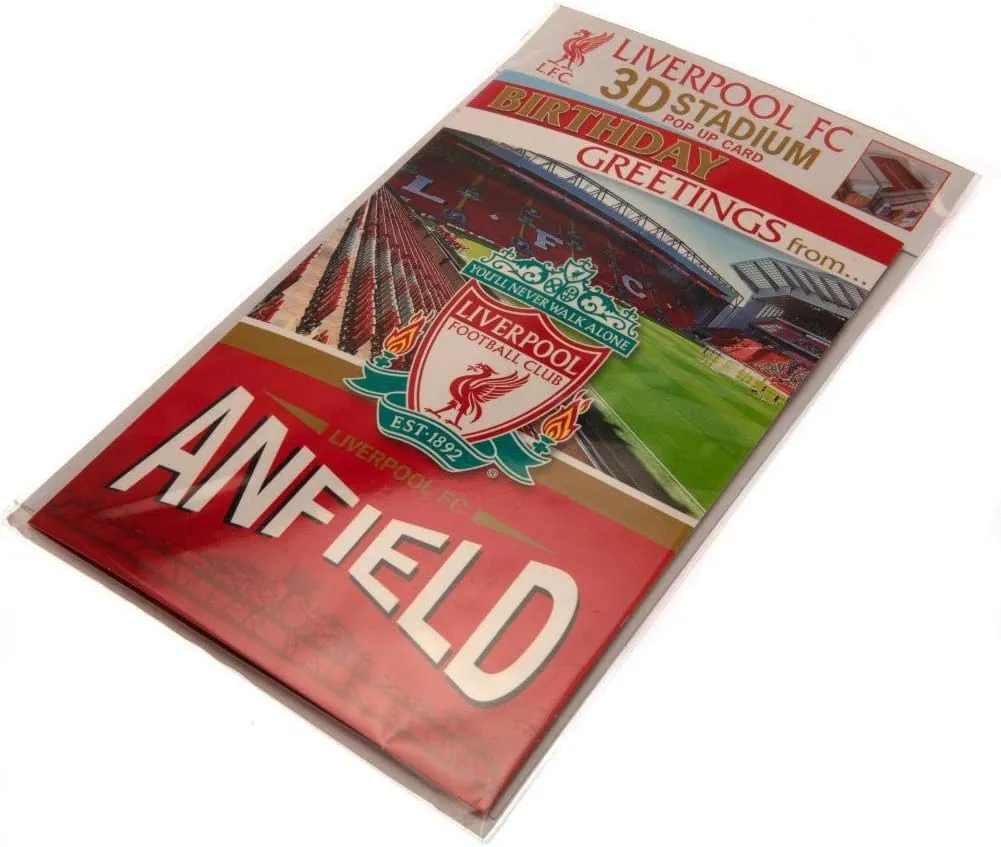 Liverpool FC Stadium Birthday Card