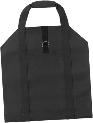 Log Carrier Bag for Wood Firewood Holder Heavy Duty Carrying Bag Oxford Cloth Tote Bag Log Bag for Backpacking Home Travel, Black
