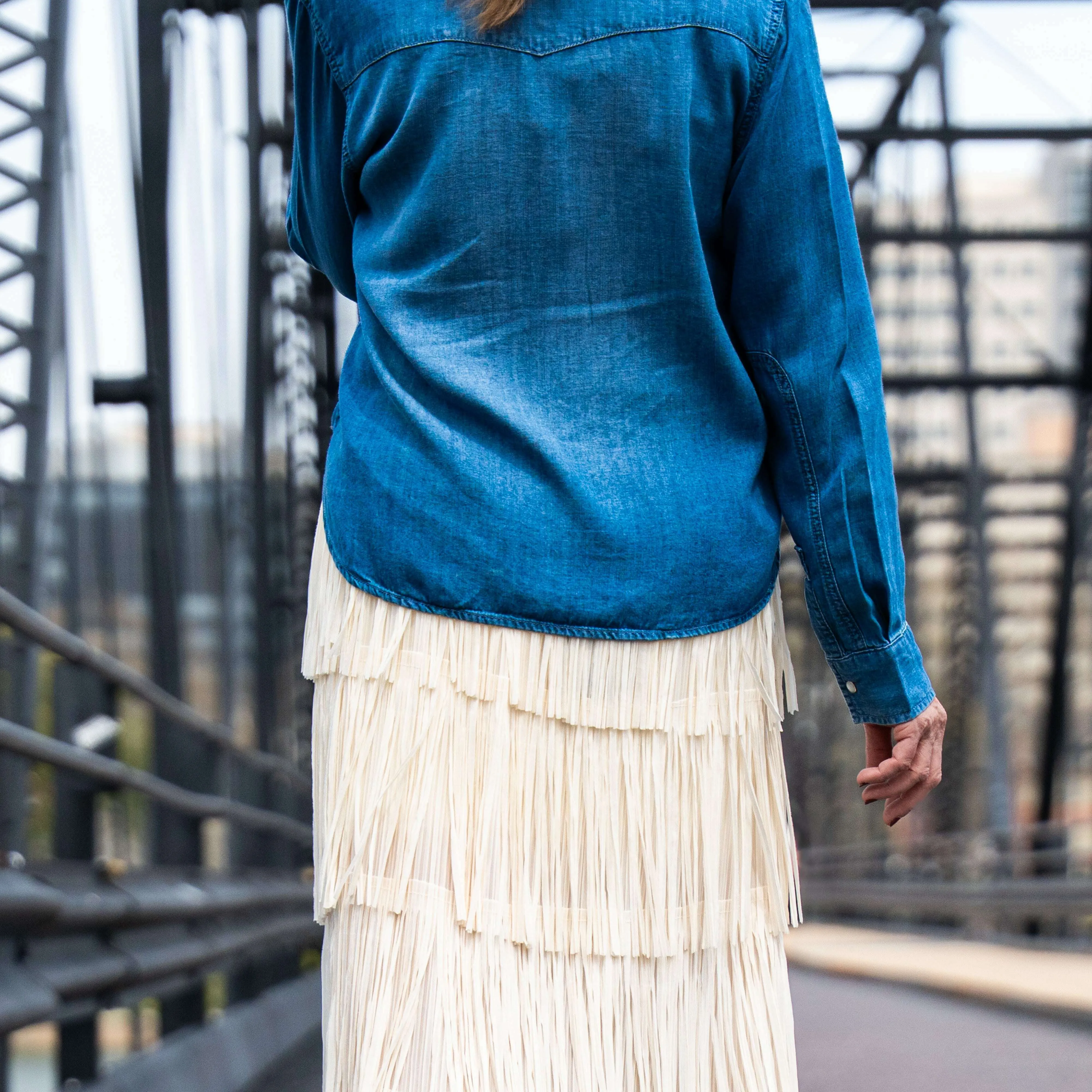 LOLA RIVER - Malena Chambray Shirt