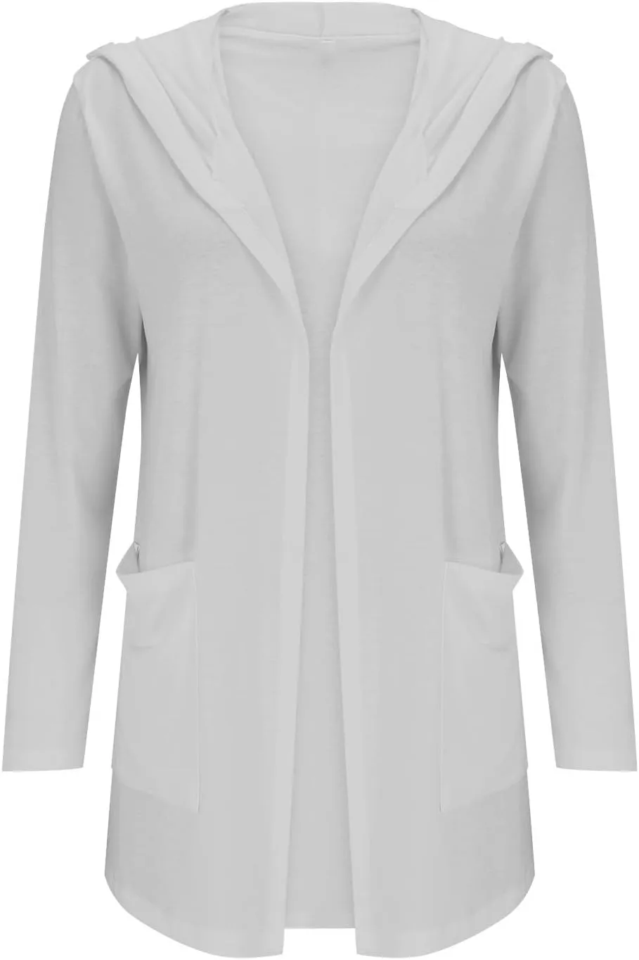 Long Cardigans for Women Trendy 2024 Summer Lightweight Casual Comfy Open Front Hooded Cardigan Sweater with Pocket