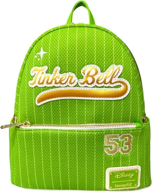 Loungefly Disney Peter Pan Team Tinker Bell Jersey Mini Backpack