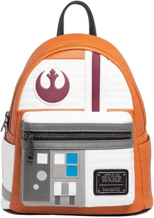 Loungefly Women's Star Wars Rebel Pilot Cosplay Double Strap Shoulder Bag Purse