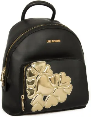 Love Moschino Women's Applied Hearts Backpack Bag