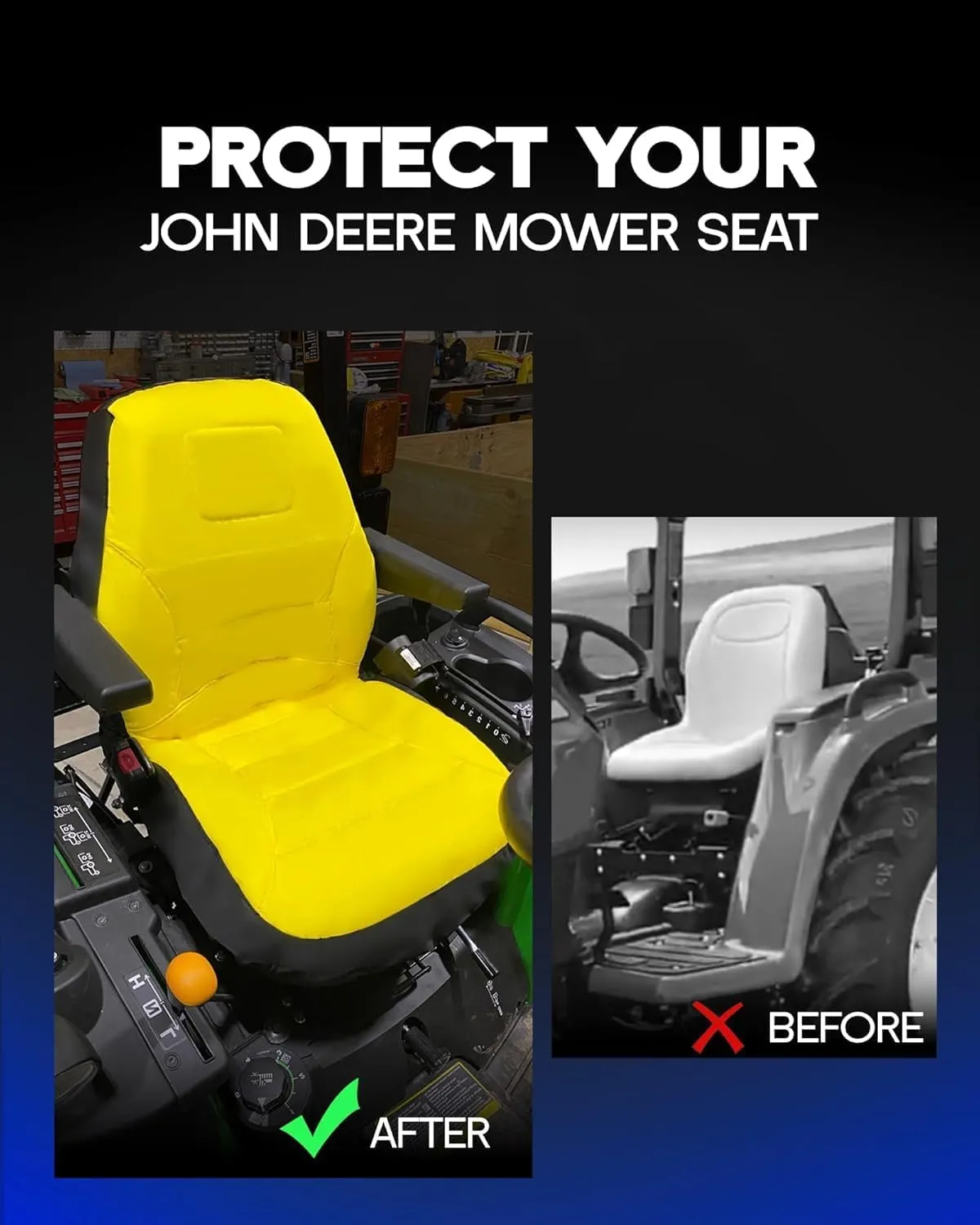 LP68694 Upgrade Compact Utility Tractors Seat Cover