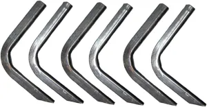 Lund 300008 Lund EZ Running Board Bracket Kit for 1999-2016 Ford F-250, F-350, F-450, F-550 with SuperCrew Cab; 2000-2005 Excursion