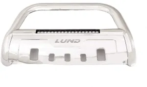 Lund 47021214 Bull Bar with Integrated LED Light Bar, Polished Stainless Steel for 2007  GM Trucks & SUVs
