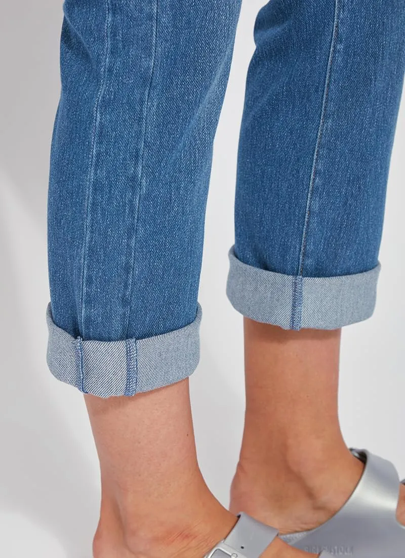 Lyssé Women's Cropped Boyfriend Denim