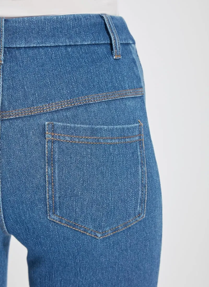 Lyssé Women's Cropped Boyfriend Denim