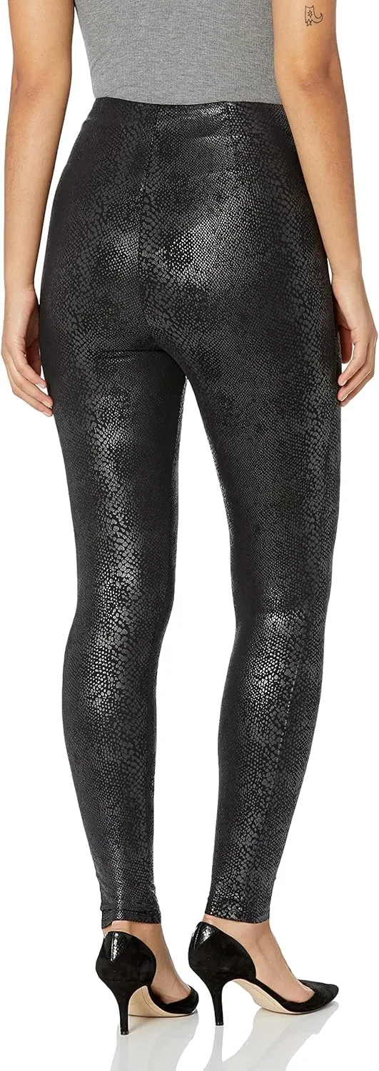Lyssé Women's Plus Size Lysse Patterned Matilda Foil Legging