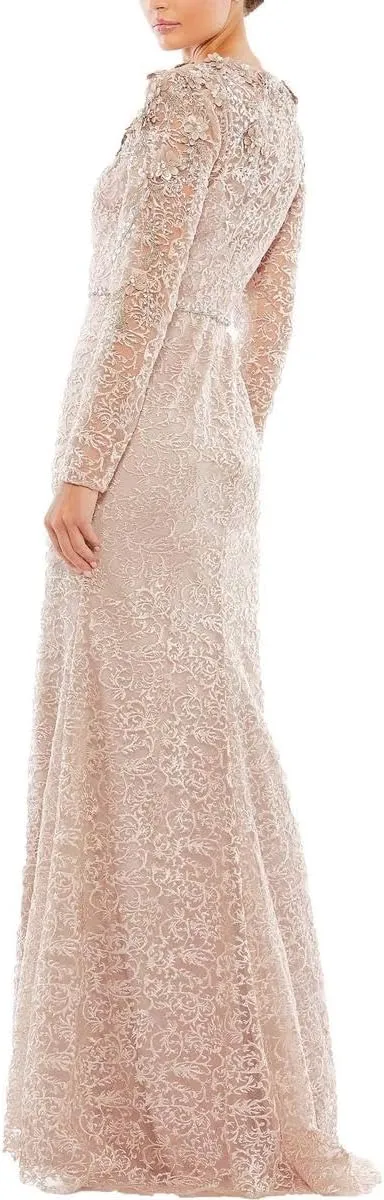 Mac Duggal Womens Embellished Formal Evening Dress