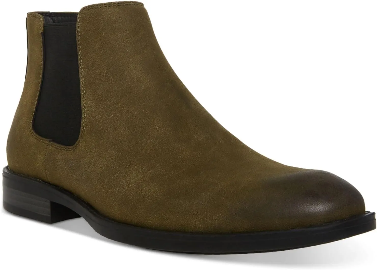 Madden Mens Maxxin Faux Leather Ankle Chelsea Boots Brown 9.5 Medium (D)