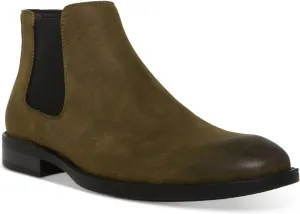 Madden Mens Maxxin Faux Leather Ankle Chelsea Boots Brown 9.5 Medium (D)
