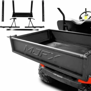 MADJAX Premium Heavy Duty Steel Golf Cart Cargo Box Kit Compatible with Yamaha G29/Drive 2007-2016 Models | Black Steel Utility Box