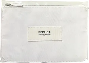 Maison Margiela REPLICA Cosmetic WHITE FLAT Pouch Makeup Bag Fragrance Bag (8.5L X 5.5H X 0.25W) MINI/SMALL - (5642)