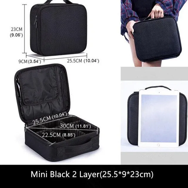 Makeup Bag Big Organizer Cosmetic Case Travel