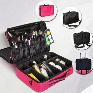 Makeup Bag Big Organizer Cosmetic Case Travel