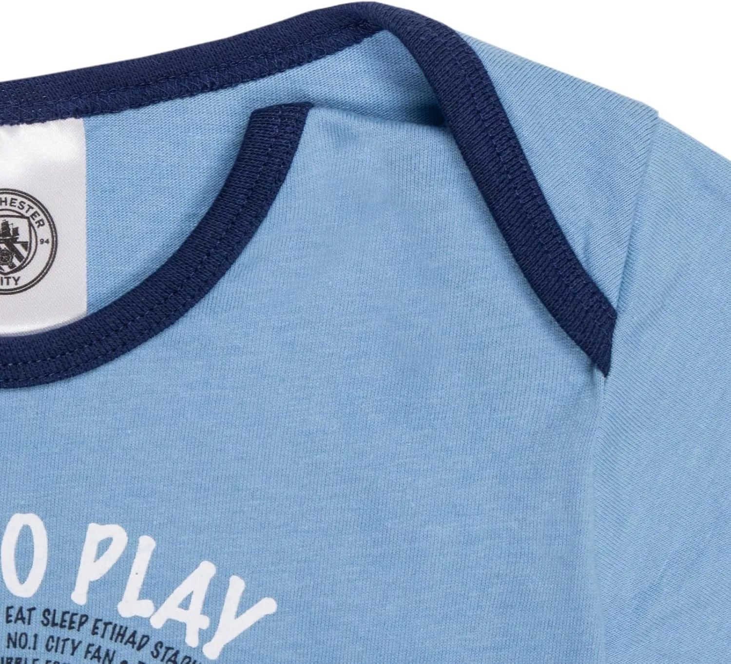Manchester City FC Official Soccer Gift Boys Kids Baby Pajamas