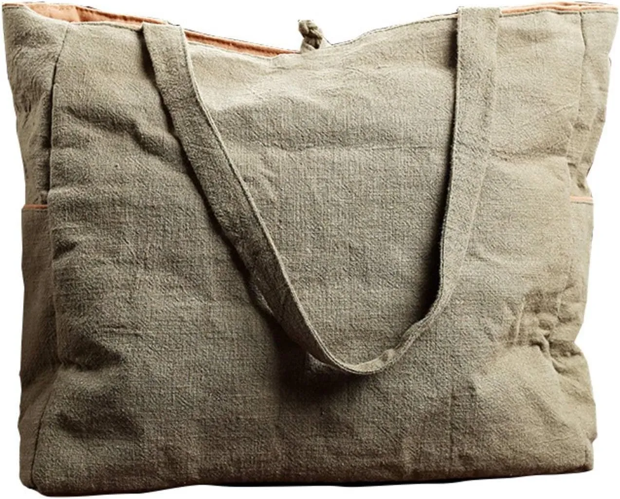 Manufacturer Cotton and Linen Portable Tea Set Storage Bag Travel Tea Set Large Capacity Cloth Handbag Shopping Bag can be formulated