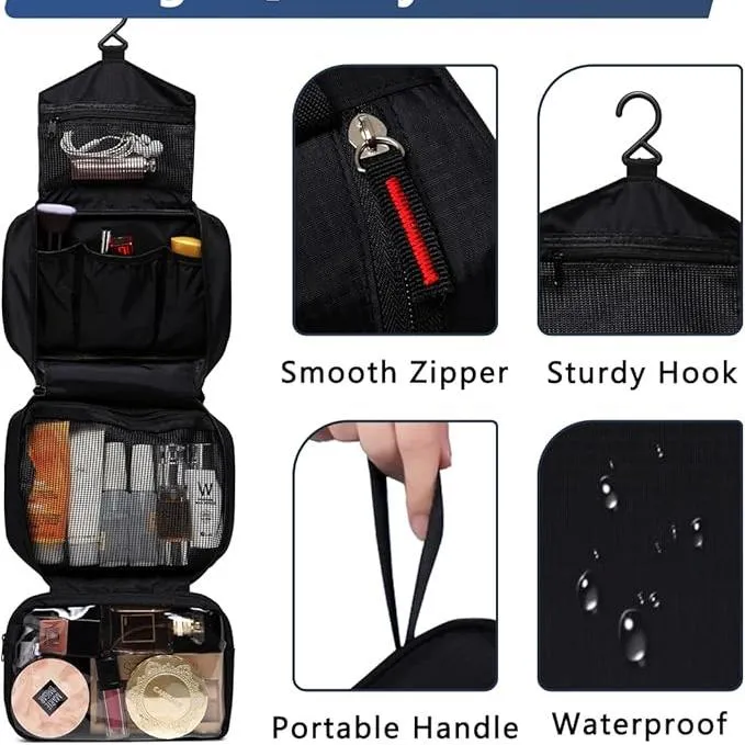 Marianna | Waterproof Large Hanging Cosmetic Toiletry Bag for Travel