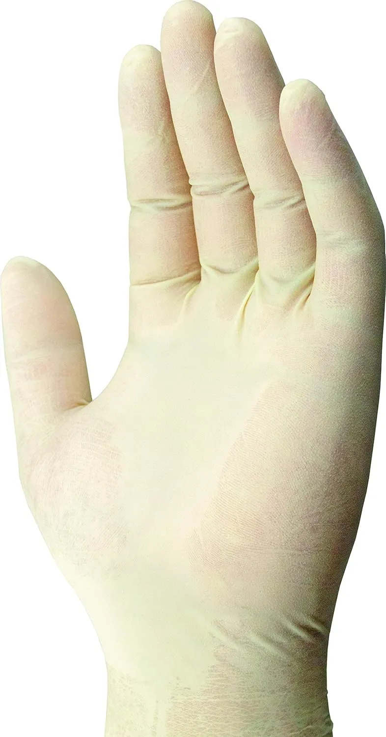 Mechanix Wear D04-00-010-100 - Latex Disposable Gloves - Powder Free, Textured (100 Pack)