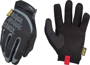 Mechanix Wear: Utility Work Gloves with Secure Fit, Touchscreen Capable, High Dexterity, Synthetic Leather Glove for Multi-purpose Use, Work Gloves for Men, Black (Black, Large)