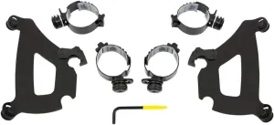 Memphis Shades MEB1991 Black Trigger-Lock Mounting Kit (fits Yamaha XV1700PC Road Star Warrior 2002-2010)