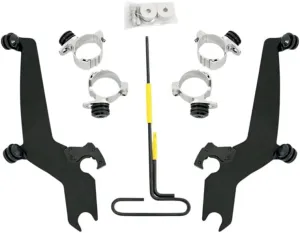 MEMPHIS SHADES MOUNT KIT SS WIDE BLK MEB8916
