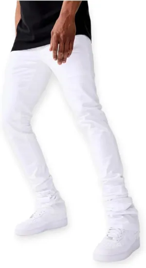 Men Martin Stacked Kingsbridge Denim (White)